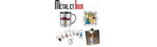 Gamme sublimation objets métal et objets inox